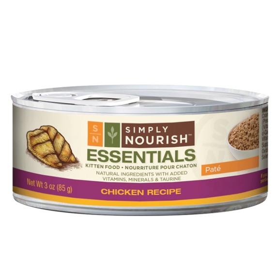 enlargedSimply Nourish Kitten Cat food, Chicken Stew canned food
